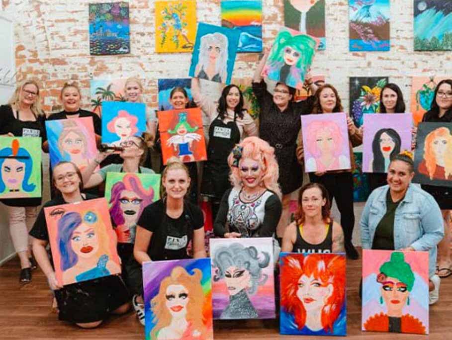 Pride Paint and Sip Session