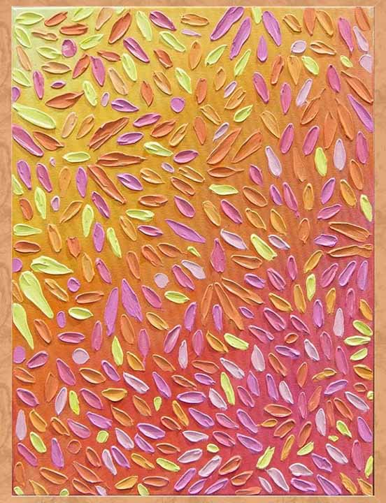 Pinot & Picasso Textured Art Love Me Love Me Not