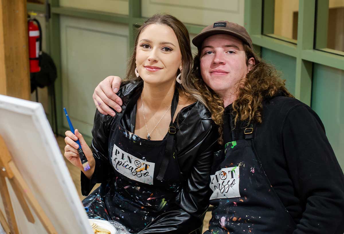 9 Perfect Valentines Day Ideas in Hobart Paint and Sip Class