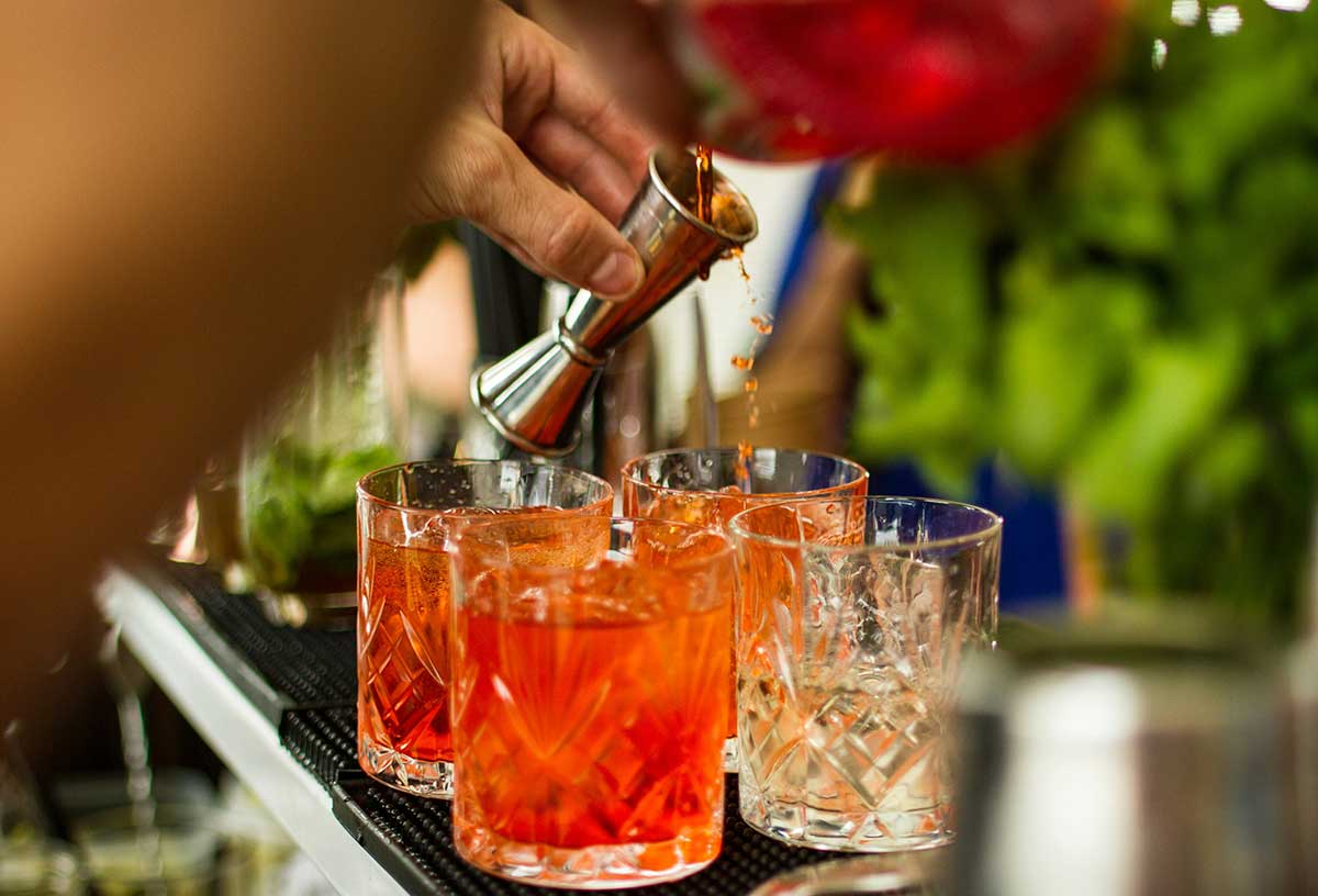 Shake it up with a mixology class with delicious cocktails