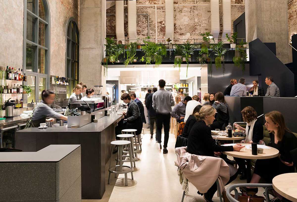 Enjoy a brunch at Higher Ground cafe in Melbourne
