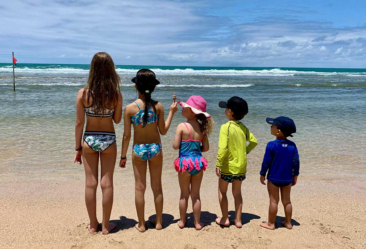 Play at the beach in Geelong