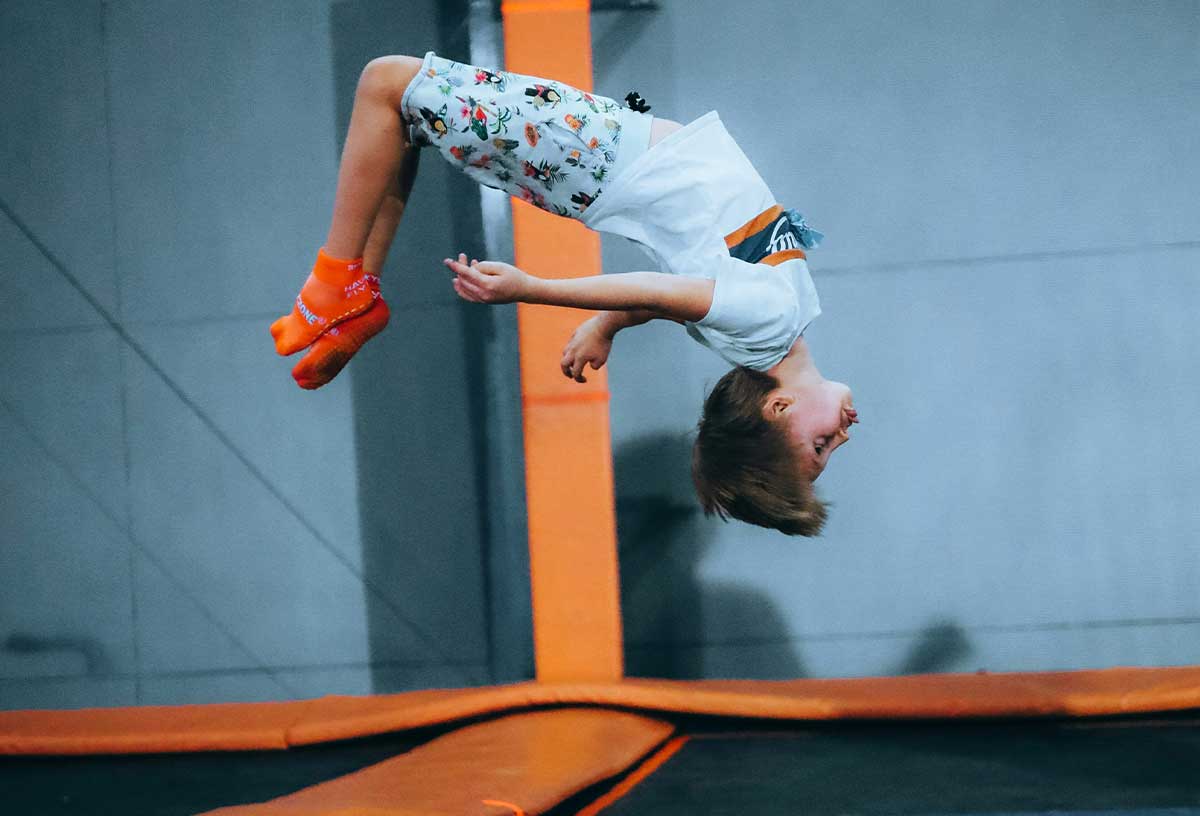Go to an indoor trampoline park