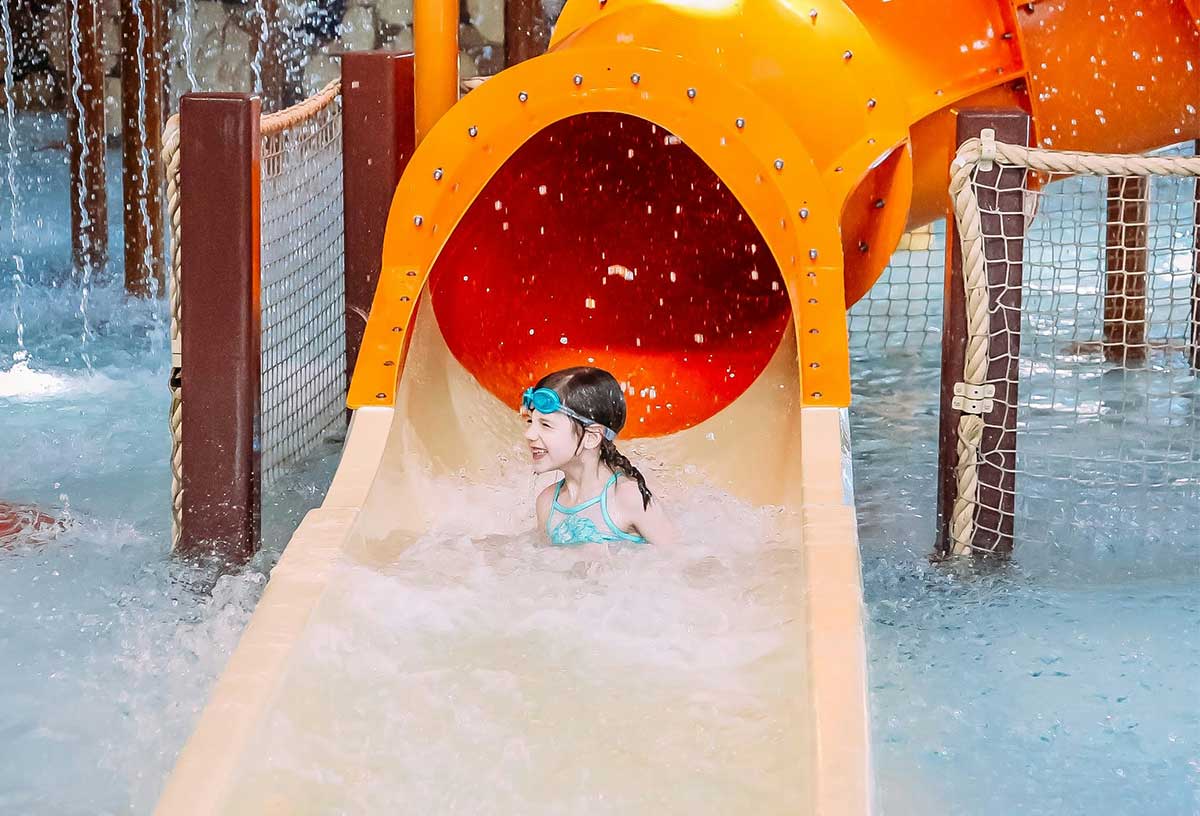 Go on a water slide