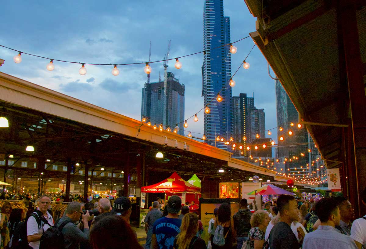 Go on a food walking tour in Melbourne