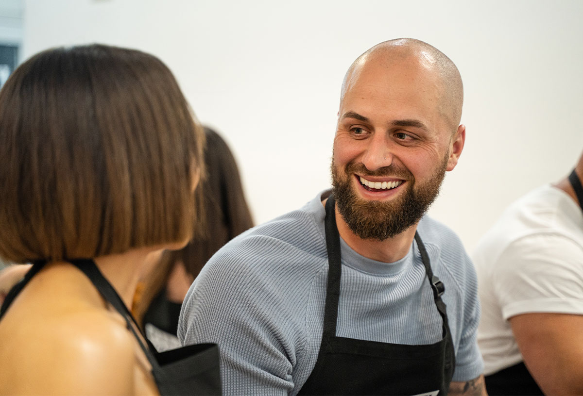Team Building Ideas Canberra include a paint and sip session at Pinot and Picasso