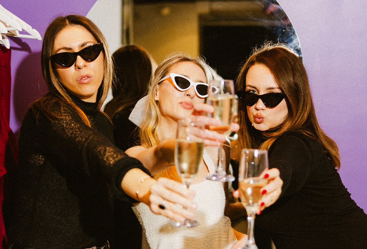 Hens party ideas Melbourne include a paint and sip session at Pinot and Picasso