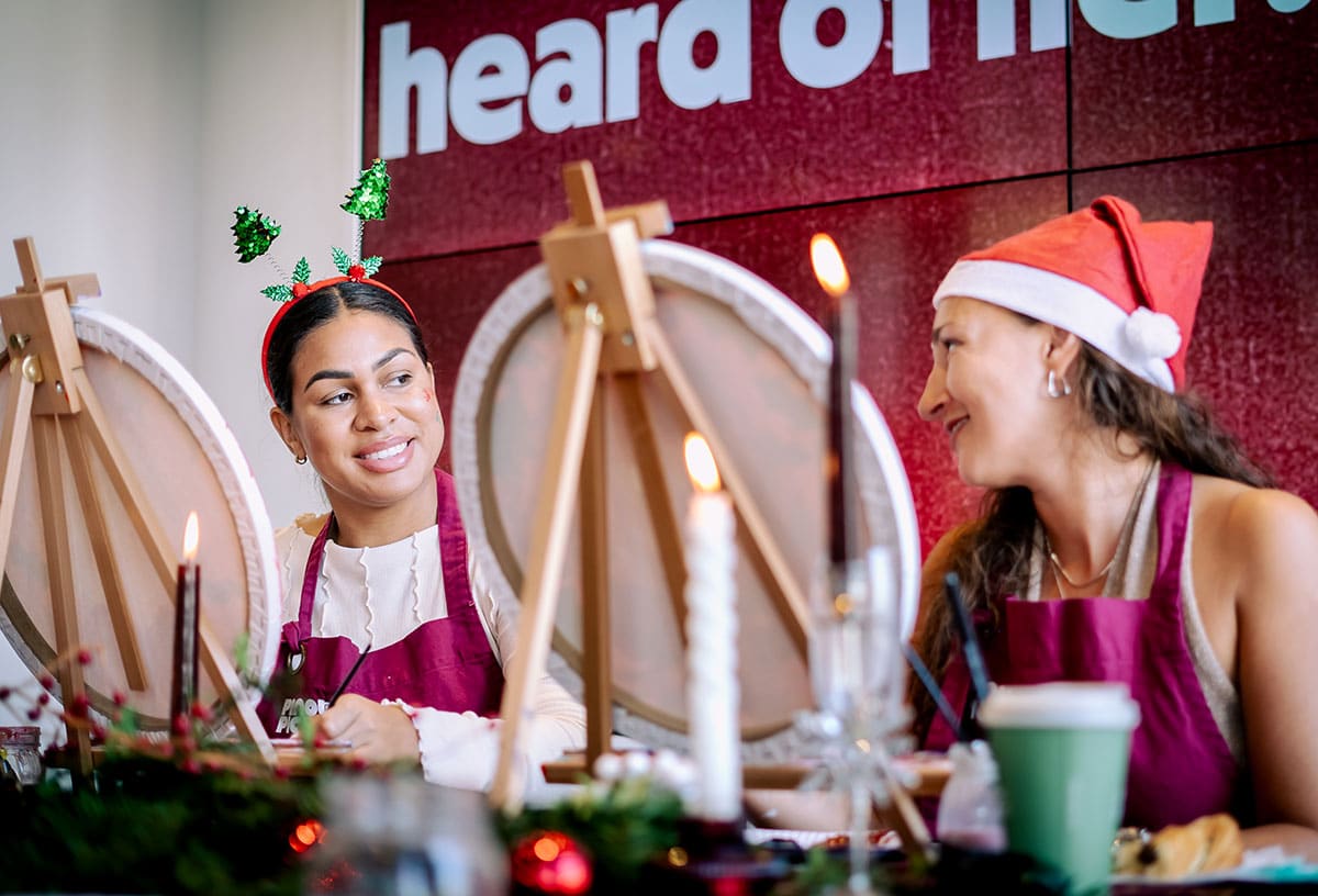 Paint And Sip Canberra Xmas.